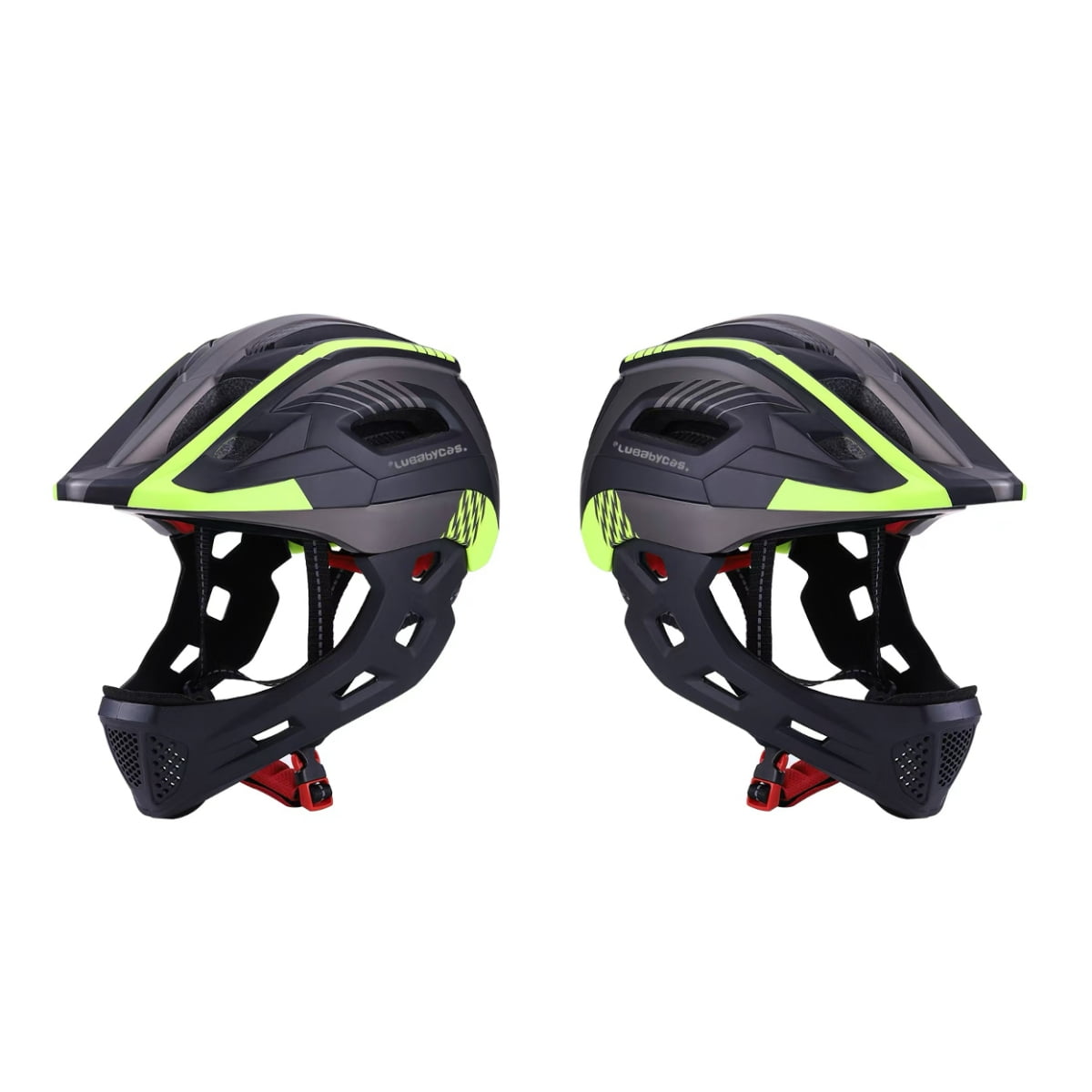 Casco Integral Infantil Bici 2 En 1 Con Luz Neue Lubabycas