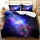 thumbnail image 1 of Galaxy Universe Outer Space Bedding Set Duvet Cover Bed Set Quilt Cover Pillowcase Comforter Boys Adult, 1 of 5