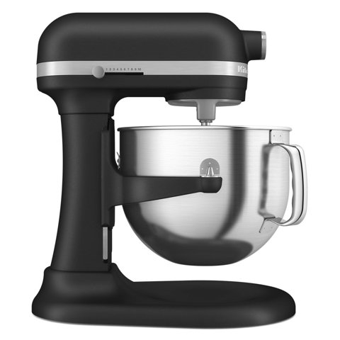 Batidora De Pie Kitchenaid De Hierro Fundido Con Elevador De Cuencos De 7 Cuartos De Galón, Color Negro