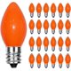 thumbnail image 1 of Bombillas GOOTHY C7 de cerámica naranja, 5 W, 120 V, base E12, 1 of 9
