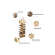 thumbnail image 2 of Zapatero Organizador Estante Zapatos 14 Pcs Hall Armario Blanco, 2 of 3