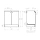 thumbnail image 5 of Mueble Cocina Lys a Piso 80x50x90 cm Color Blanco Desarmado, 5 of 5