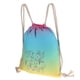 thumbnail image 5 of Mochila con cordón reflectante para gimnasio, natación deportiva, ciclismo, azul cielo, 5 of 5