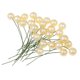 thumbnail image 2 of Forma de bola de espuma Flor artificial Decoraciones de Navidad Adornos de espuma amarillo claro, 2 of 5