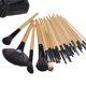 thumbnail image 2 of Juegos De Brochas De Maquillaje Con Bolsa De Rodillo, Brocha Para Sombras, Brocha Para Polvo Para Mujeres, Regalos Naturales, 2 of 4