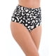 thumbnail image 2 of Bikini calzón pin up drapeado estampado negro Talla L, 2 of 4