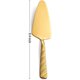 thumbnail image 2 of Juego de 3 servidores de torta Fullyware de 9,4 pulgadas de acero 430 dorado, 2 of 3
