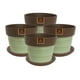 thumbnail image 1 of Set de 4 Maceta Greta 22cm Menta y sus platos, 1 of 3
