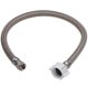 thumbnail image 1 of Conector de agua para inodoro EZ-FLUID de 23 cm en acero inoxidable, 1 of 4