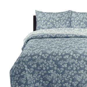 Chantilly - Cubrecama Jacquard Bordado 2 Plazas Azul