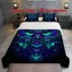 thumbnail image 1 of 3pcs Cool Owl Inspired Design Themed Bedding Set Duvet Cover and Pillowcases, 1 of 5