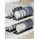 thumbnail image 1 of 1pc Multifunctional Dish Rack With Drain For Kitchen Cabinet, 1 of 5