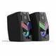 thumbnail image 3 of Parlantes Gamer USB Jack 3.5 RGB 2x3W RMS Negro DHE-6000, 3 of 4