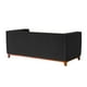 thumbnail image 5 of Sofa Roma 3c Tela Velvet Negro, 5 of 6