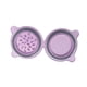 thumbnail image 2 of Cuencos Plegables Para Perros, De Silicona, Para Comida, Agua, Senderismo, Acampada Y Paseos, Morado, 2 of 3