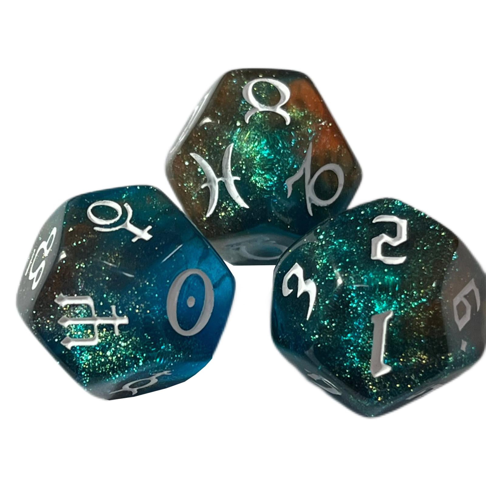 Bothyi - Juguetes De Entretenimiento De Dados De Astrología Para Juegos De Fiesta Juegos De Mesa Juegos De Dados