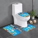 thumbnail image 1 of Juego de Alfombras de Baño Rob El Robot Terciopelo Coral 3 Piezas, 1 of 6