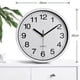 thumbnail image 2 of Reloj de pared de plástico de 10 pulgadas, reloj Shi Ying, reloj para dormitorio y sala de estar, sencillo., 2 of 5