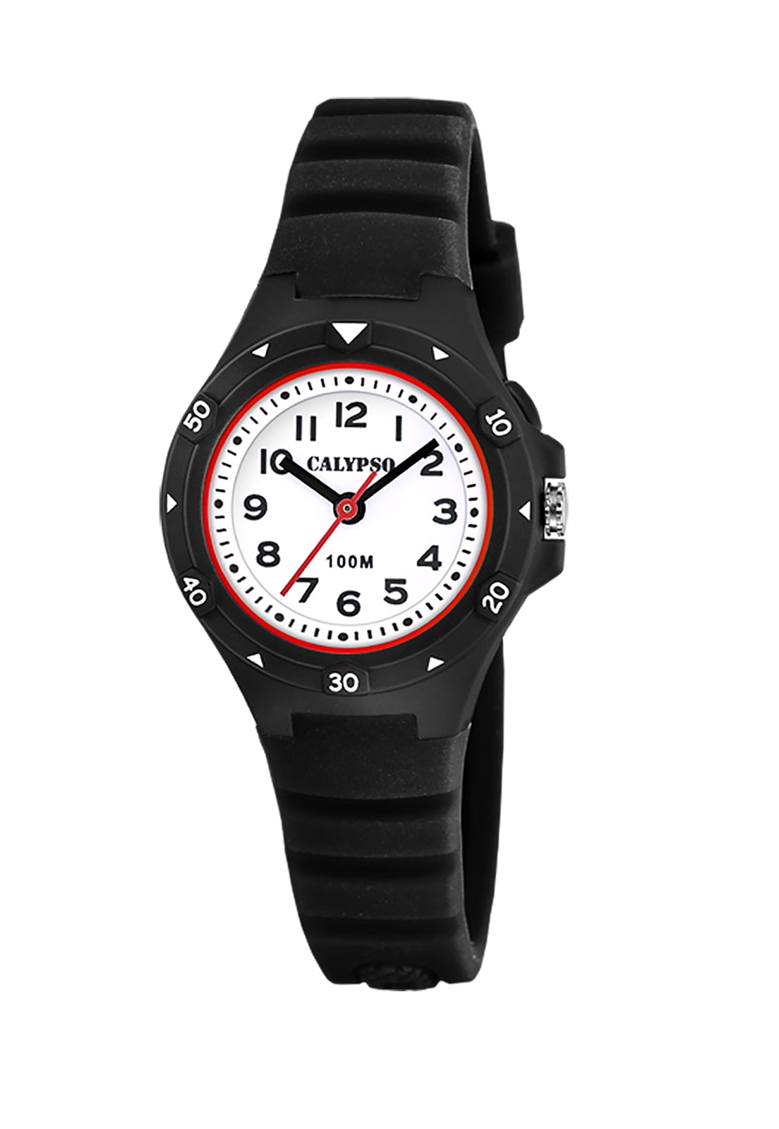 Calypso Unisex Bambini Orologio Digitale K6068/6 - Cinturino E Cassa In Plastica Nera Con Calendario