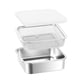 thumbnail image 3 of Recipiente De Acero Inoxidable Para Alimentos Con Colador Para Lechuga Y Fruta (1500 Ml), 3 of 5