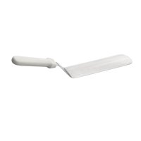Sunnex - Espatula Plancha Curva Solida Mango Blanco 38 Cm