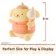 thumbnail image 4 of Peluche GUND Sanrio Pompompurin 15 cm – Tema de campamento, 4 of 8