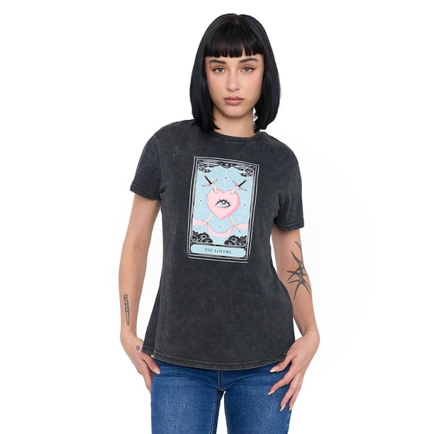 Polera Mujer Fun Regular Fit Color Negro Corona