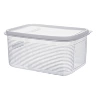 Magideal - Caja A Prueba De Para Pizza, Contenedor De Conservación, Organizador Para Nevera, Caja De Almacenamiento De Alimentos Transparente, Fermentación 5.2L Pequeño