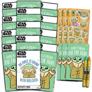 Set De Obsequios Para Fiesta De Cumpleaños De Baby Yoda Grogu De Star Wars