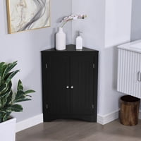 M&Ms - Sideboard Cabinet,Corner Cabinet,Bathroom Floor Corner Cabinet With Doors And Shelves, Kitchen, Living Room,Free Standing Storage Cabinet For Bathroom