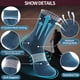 thumbnail image 3 of Calcetines Anlisim de lana merino para mujer, senderismo e invierno, 5 pares, 3 of 7