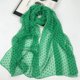 thumbnail image 1 of Chal Suxumhao Lunares Verde y Negro 20x63", 1 of 2