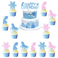 Cake Toppers Zmrkqw, 25 Unidades, Con Decoración Para Tarta De Feliz Cumpleaños