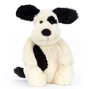 Jellycat - Peluche Perro Blanco Y Negro Pequeño