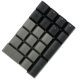thumbnail image 1 of Teclado Mecánico Diseño De Teclas Numéricas A Prueba De Polvo Impermeable Office 21Key Para OEM Gris Negro, 1 of 5