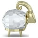 thumbnail image 2 of Figura del zodiaco Capricornio de Swarovski con metal dorado, 2 of 3