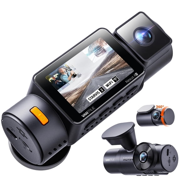 Cámara Para Auto N4s De 3 Canales Starvis 2 Con Wi fi Y Gps