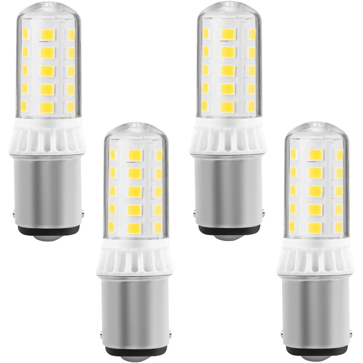 Ampolleta Led Yucclim Ba15s 3w 12v Luz Calida Pack 4 Rv