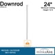 thumbnail image 4 of Ventilador de techo Downrod Minka-Aire DR524-44 60 cm blanco, 4 of 8