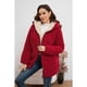 thumbnail image 1 of Chaqueta Mujer Reversible Peluda Invierno Calidad Premium 6072, 1 of 5