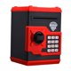 thumbnail image 3 of Mini ATM Auto Depósito Banco De Dinero Monedas En Efectivo Electrónicas Caja De Ahorro Negro Rojo, 3 of 5