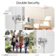 thumbnail image 4 of Pomo de puerta HOSOM de níquel satinado con cerradura y llave, 4 of 9