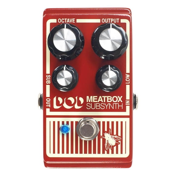 Pedal de guitarra DigiTech DOD Meatbox con bypass الحقيقي y LED