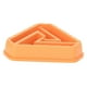 thumbnail image 1 of Cuenco Para Perros, Alimentador Lento Resistente Al Desgaste Para Mascotas, Comer, Beber, Cachorros, Naranja, 1 of 5