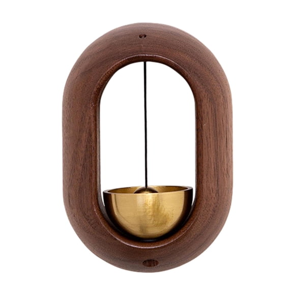 Shopkeepers Bell Wood Timbres De Madera únicos Para Apertura De Puertas Oficina Negocios Marrón