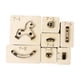 thumbnail image 5 of Molde de corte en forma de caballo, plantilla de caballo balancín de cuero, madera, portátil, duradero, fácil de usar, plantilla reutilizable, molde t 7cmx6.5cm, 5 of 5
