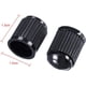 thumbnail image 2 of Tapones universales para válvulas de neumáticos (40 unidades), de plástico negro, para bicicletas, motos, coches, SUV y camiones (solo tapones), 2 of 7