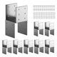 thumbnail image 1 of Soporte de Montaje FSHXSDZ Paquete de 8 para Poste 4x4 Plateado, 1 of 7
