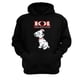 thumbnail image 1 of Polerón Canguro 101 Perritos Manchas Negro Talla Xs Unisex, 1 of 3