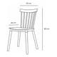 thumbnail image 2 of Silla Windsor Estilo Retro Gris con Patas de Madera 46x43x80 cm, 2 of 7